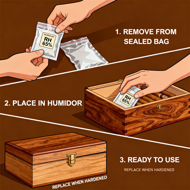 Boveda Humidity Packs Guide 2026: Sizes, RH, & Lifespan