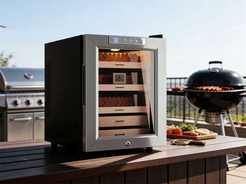 250 Count Woodronic Electric Cigar Humidor Review 1 Woodronic Electric Cigar Humidor